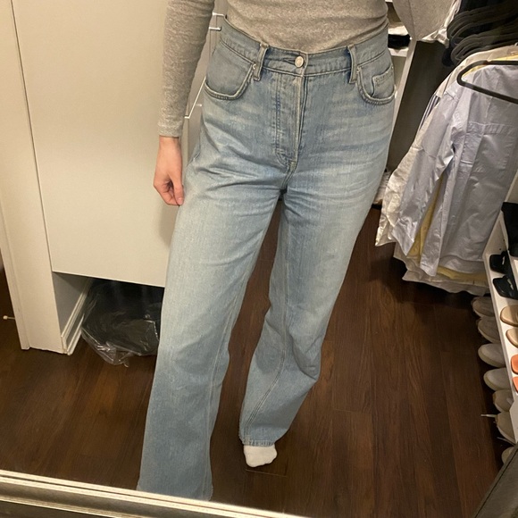Grlfrnd Brooklyn high-rise wide-leg jeans w27/28/29 - Picture 3 of 10